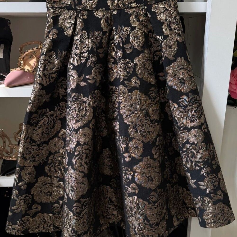Unbranded Women's Black and Gold Skirt - Picture 11 of 12